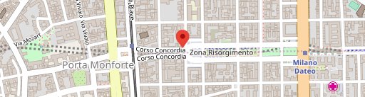 Gelateria Concordia Milano sulla mappa