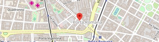 Gelateria Porta Romana sulla mappa
