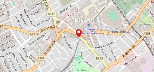 Genji Sushi - Fulham on map