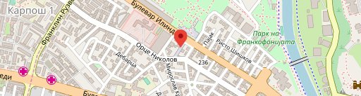 Dneven Prestoj - Boemska ulica en el mapa