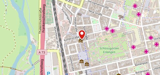 Gregorys Coffee Erlangen en el mapa