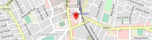 Hamachi restaurant Claremont en el mapa