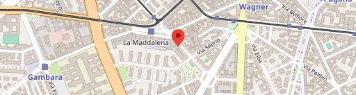 Hamerica's via Sacco zona Marghera sulla mappa