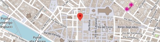 Hard Rock Cafe - Florence sulla mappa