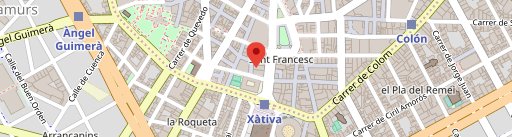 Hard Rock Cafe Valencia en el mapa