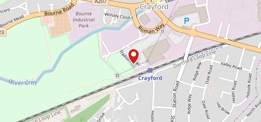 Heathview Restaurant at Crayford Greyhound Track on map