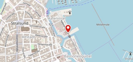 Hiddenseer Hafenrestaurant auf Karte