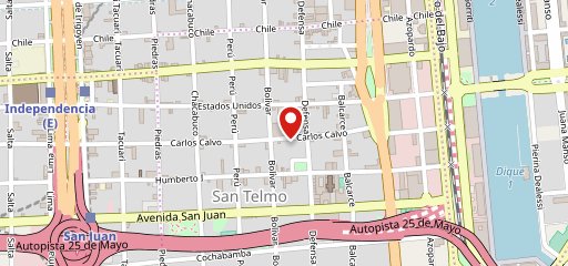 Hierro Parrilla San Telmo on map
