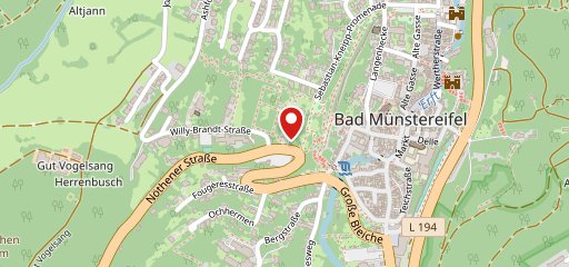 Historisches Kurhaus Bad Münstereifel auf Karte