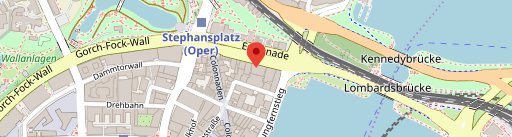 Hofbräuhaus Hamburg auf Karte