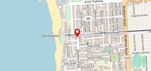 Glenelg on map