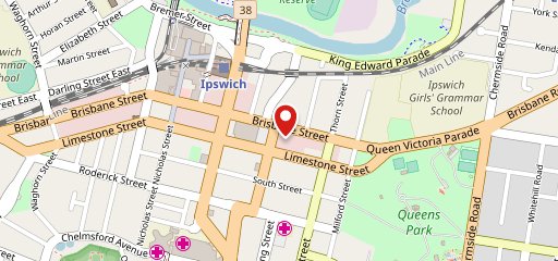 Hog's Breath Cafe Ipswich on map