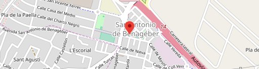 Horno Pastelería San Antonio - Sant Antoni de Benaixeve en el mapa