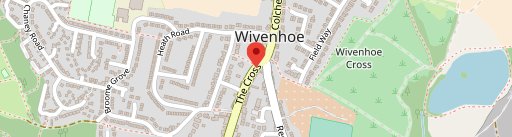 Horse and Groom Wivenhoe on map
