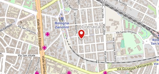 Hostaria Sante Vincenzi Bologna sulla mappa