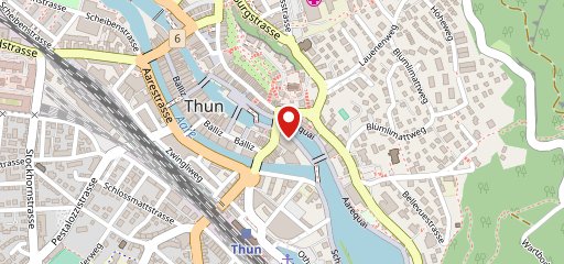 Hotel Aare Thun sulla mappa