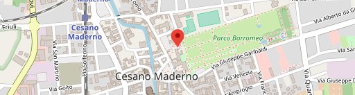 Hotel Parco Borromeo Cesano Maderno sulla mappa