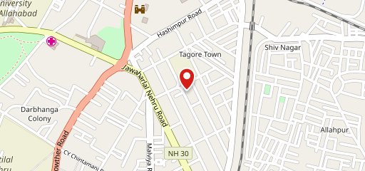 Hotel Placid Tagore town on map