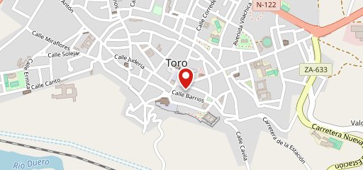 Restaurante Taberna Vacceo en el mapa