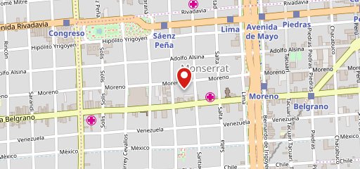 Centro Vasco Francés Restaurante en el mapa