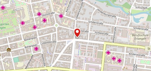 Restaurant Ipiros in Erlangen en el mapa