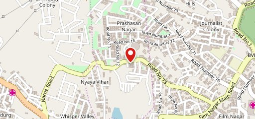 Ironhill Cafe Film Nagar on map
