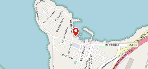 Isola del Vento - sea bar sulla mappa