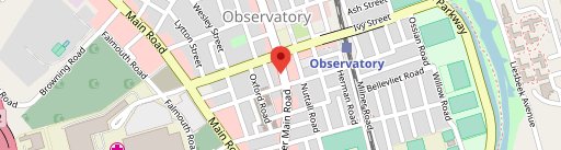 Jerry's Burger Bar Observatory auf Karte
