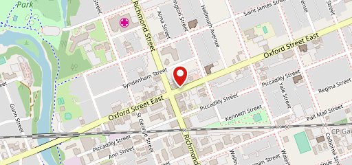 Oxford Street valu-mart London on map