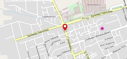 Kafe Restoran Domashno en el mapa