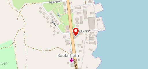 Kaupfélagið á Raufarhöfn en el mapa