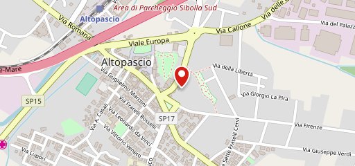 Kebab Altopascio Ali Baba en el mapa