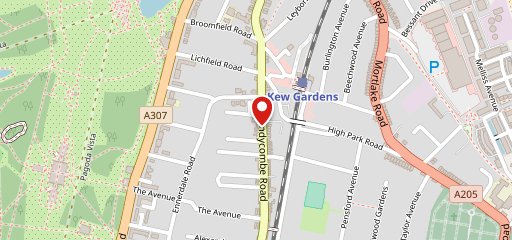Kew Gardens Hotel on map