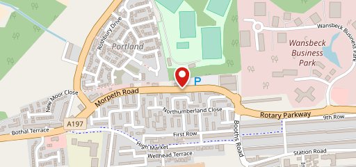 KFC Ashington - Morpeth Road en el mapa
