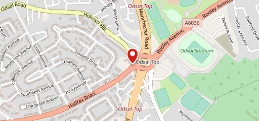 KFC Bradford - Odsal Road на карте