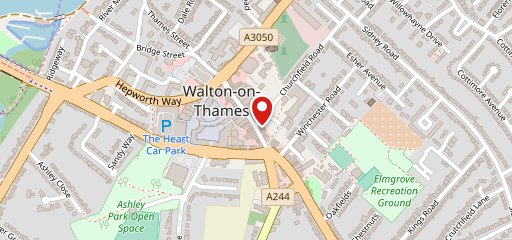 KFC Walton On Thames - High Street on map