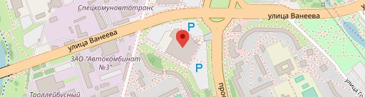 KFC Рокоссовского en el mapa