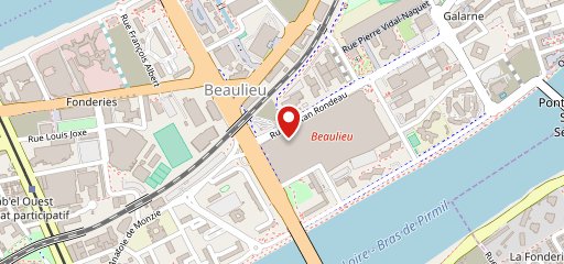 KFC Nantes Beaulieu on map