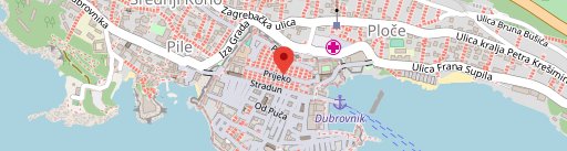 Dalmatino Dubrovnik en el mapa