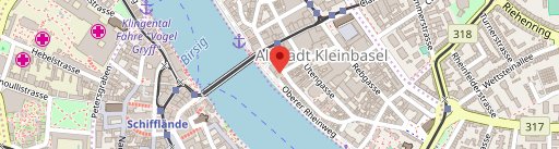 Restaurant Krafft Basel auf Karte