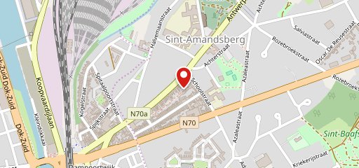 Kreeft in Gent en el mapa