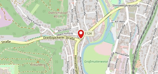 Kreuzbergschenke auf Karte