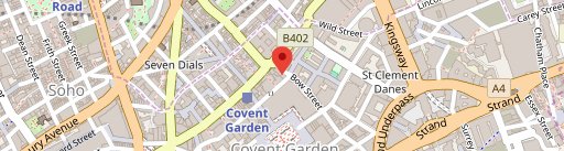 La Ballerina Covent Garden on map