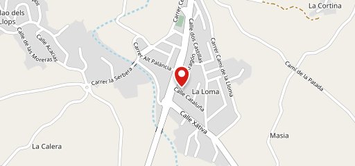 Restaurante La Bicicleta de Náquera на карте