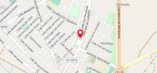 Restaurante La Caleta de Javixu en el mapa