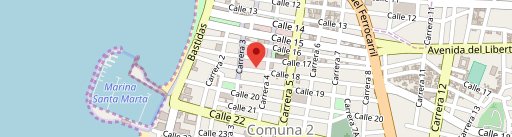 La Canoa Cafe Cultural en el mapa
