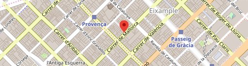 Central Barcelona restaurante on map