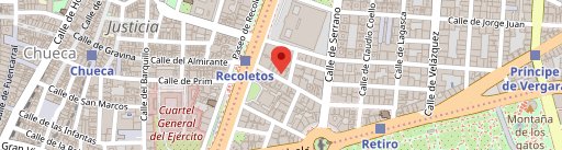 The Barrel of Recoletos on map