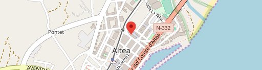 Restaurante La Clau de Altea on map