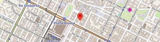 La Farcia Via Rattazzi (Porta Nuova Torino) sur la carte